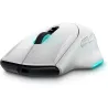 Dell | Gaming Mouse | AW620M | Wired/Wireless | Alienware Wireless Gaming Mouse | Lunar Light