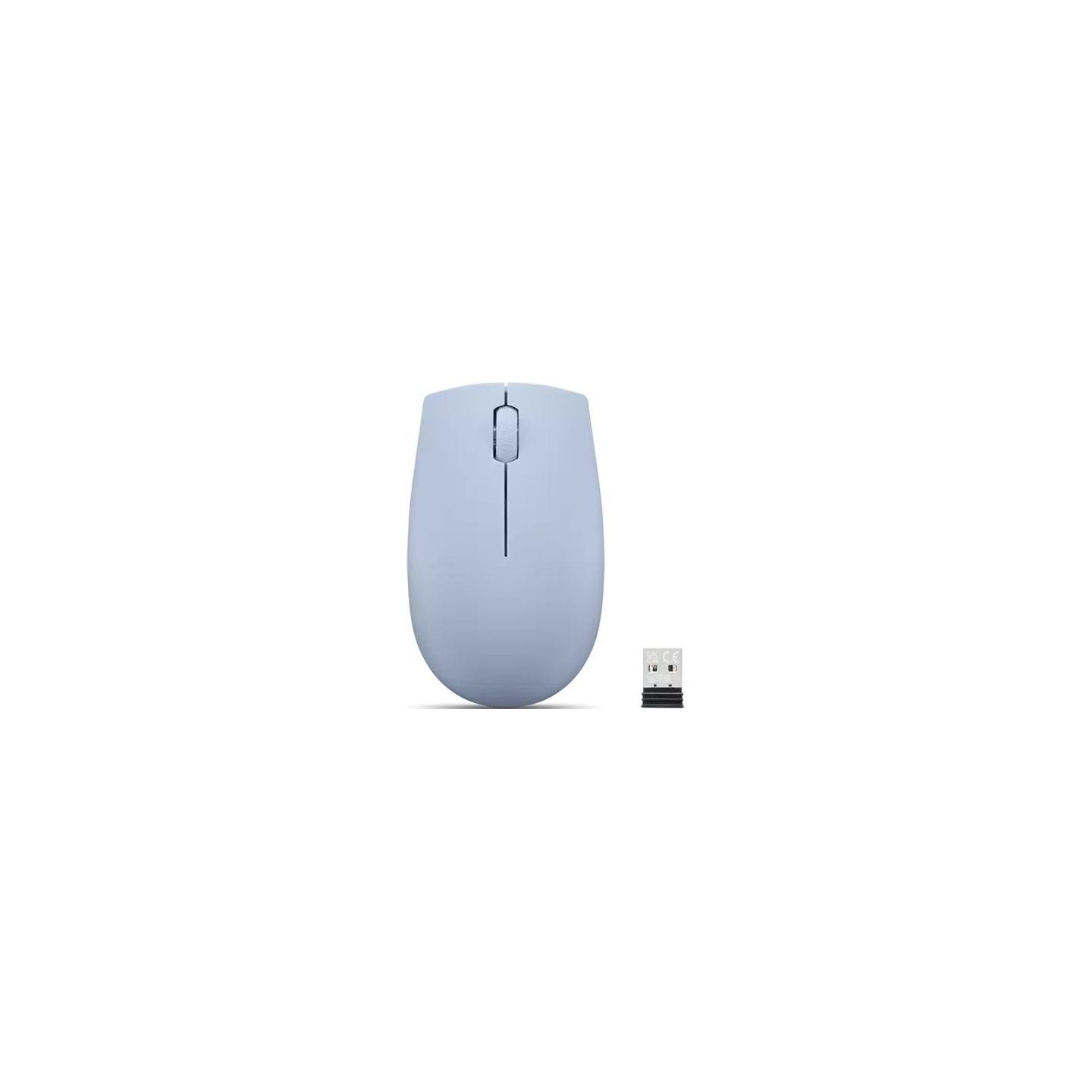 Lenovo | Compact Mouse with battery | 300 | Wireless | Frost Blue