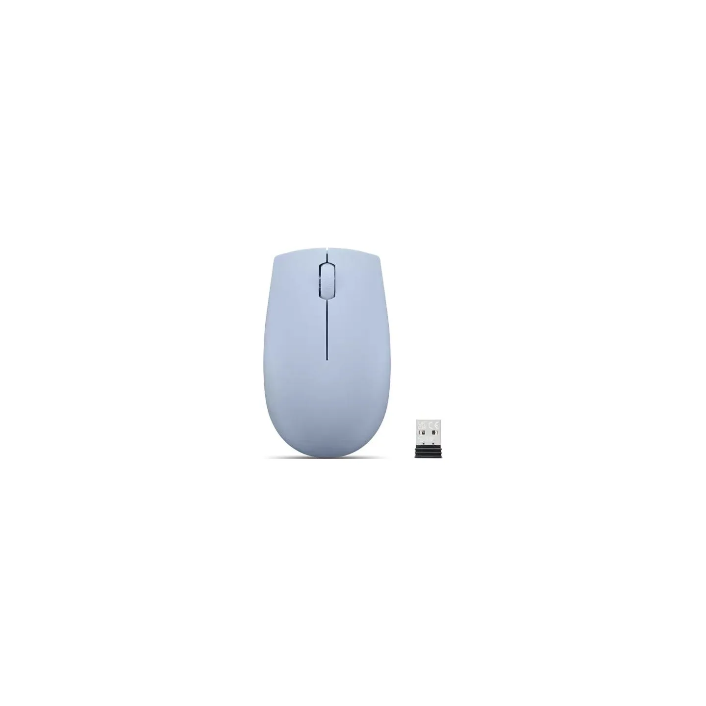 Lenovo | Compact Mouse with battery | 300 | Wireless | Frost Blue