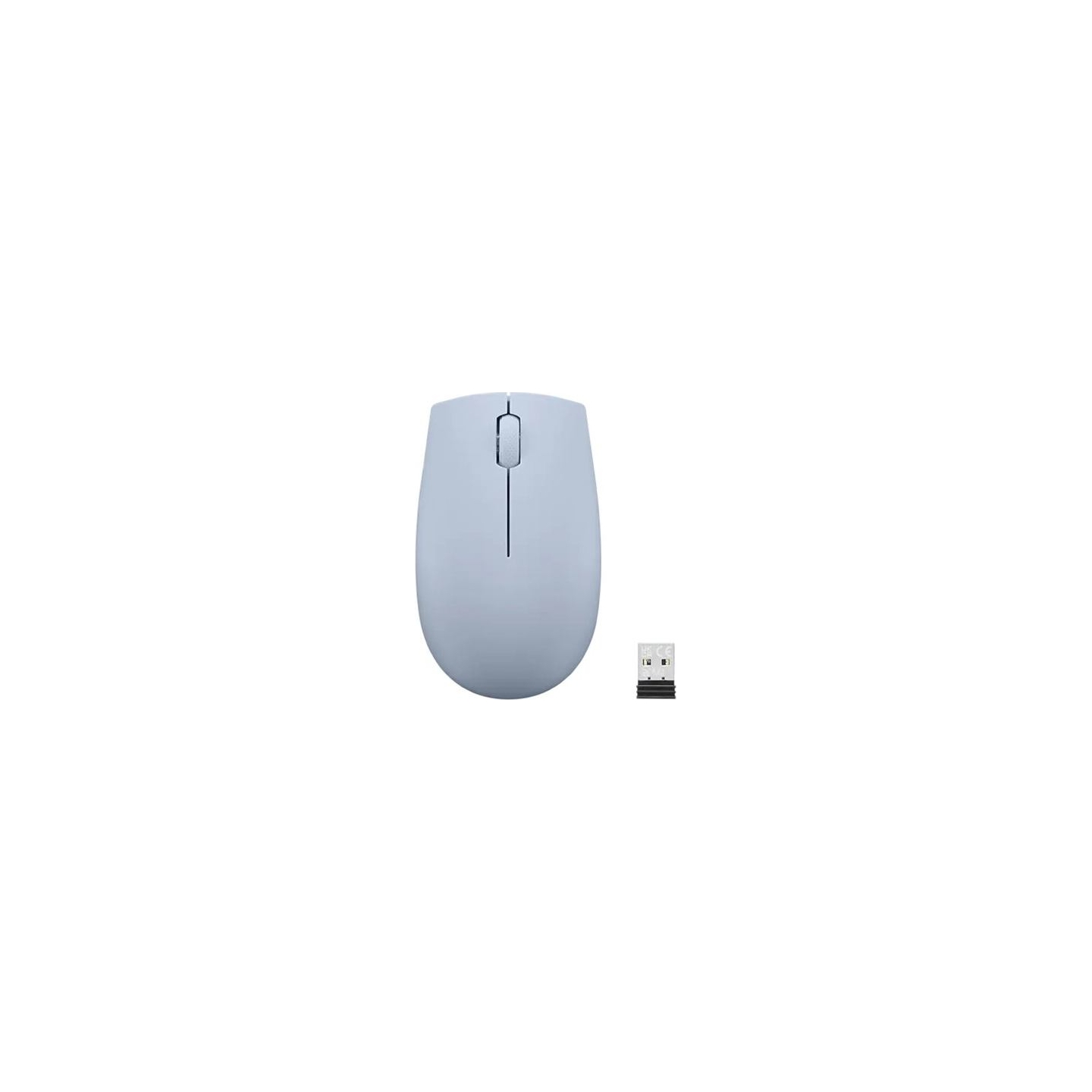 Lenovo | Compact Mouse with battery | 300 | Wireless | Frost Blue