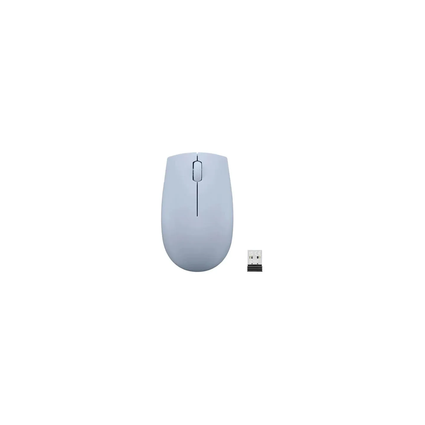 Lenovo | Compact Mouse with battery | 300 | Wireless | Frost Blue