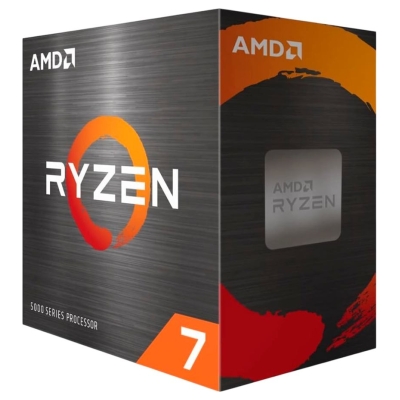 AMD CPU Desktop Ryzen 7 8C/16T 5700 (3.7/4.6GHz, 20MB,65W,AM4) box, with Wraith Stealth Cooler