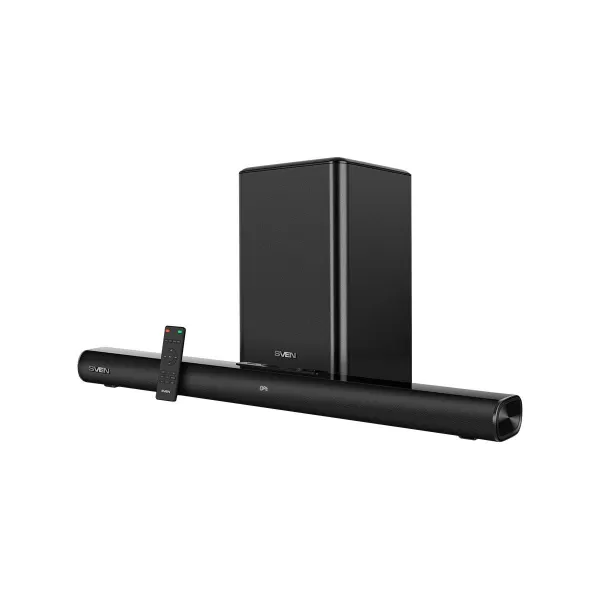 Sven Soundbar SB-2200D, black (300W, DolbyDigital, Bluetooth, HDMI, RC, Optical, USB, display, wireless subwoofer)
