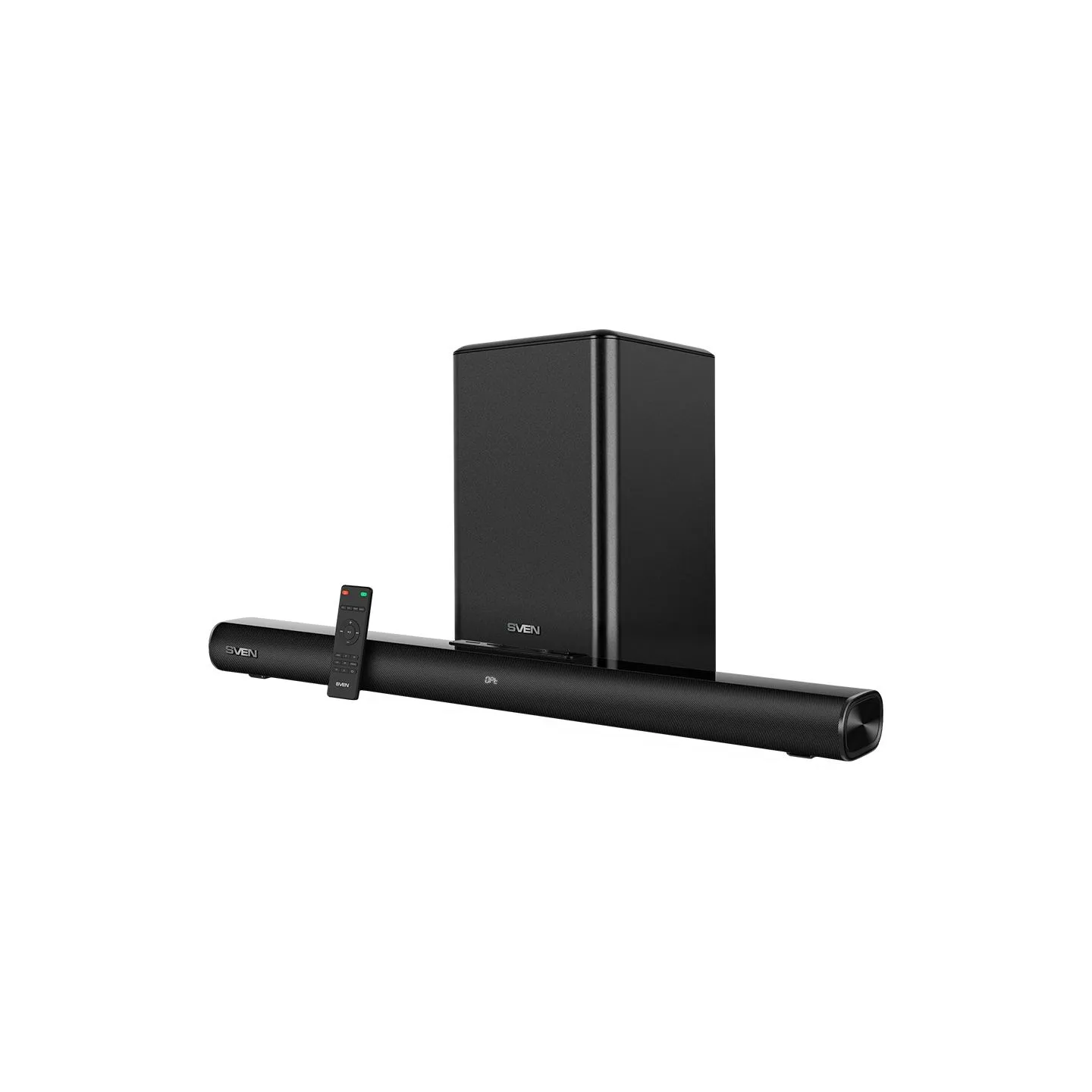 Sven Soundbar SB-2200D, black (300W, DolbyDigital, Bluetooth, HDMI, RC, Optical, USB, display, wireless subwoofer)