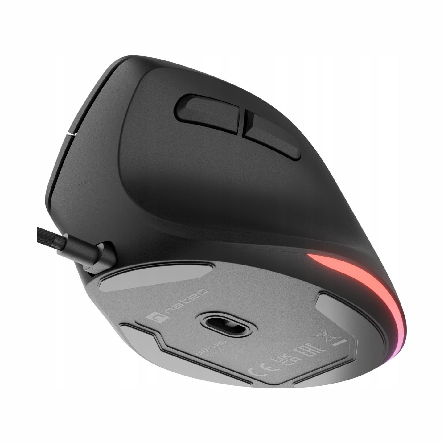 Natec | Mouse | Crake 2 Pro | Wired | Black