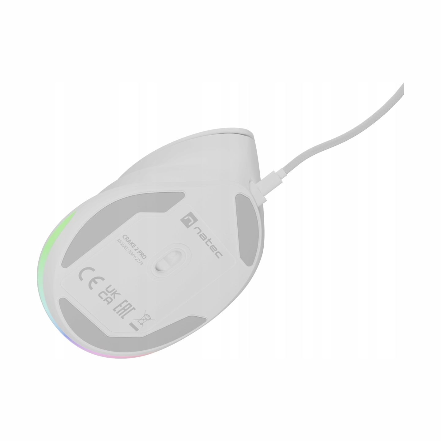Genesis | Mouse | Natec Crake 2 Pro | Wired | White