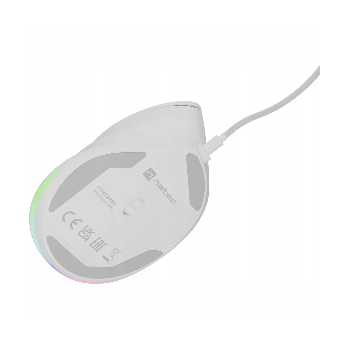 Genesis | Mouse | Natec Crake 2 Pro | Wired | White