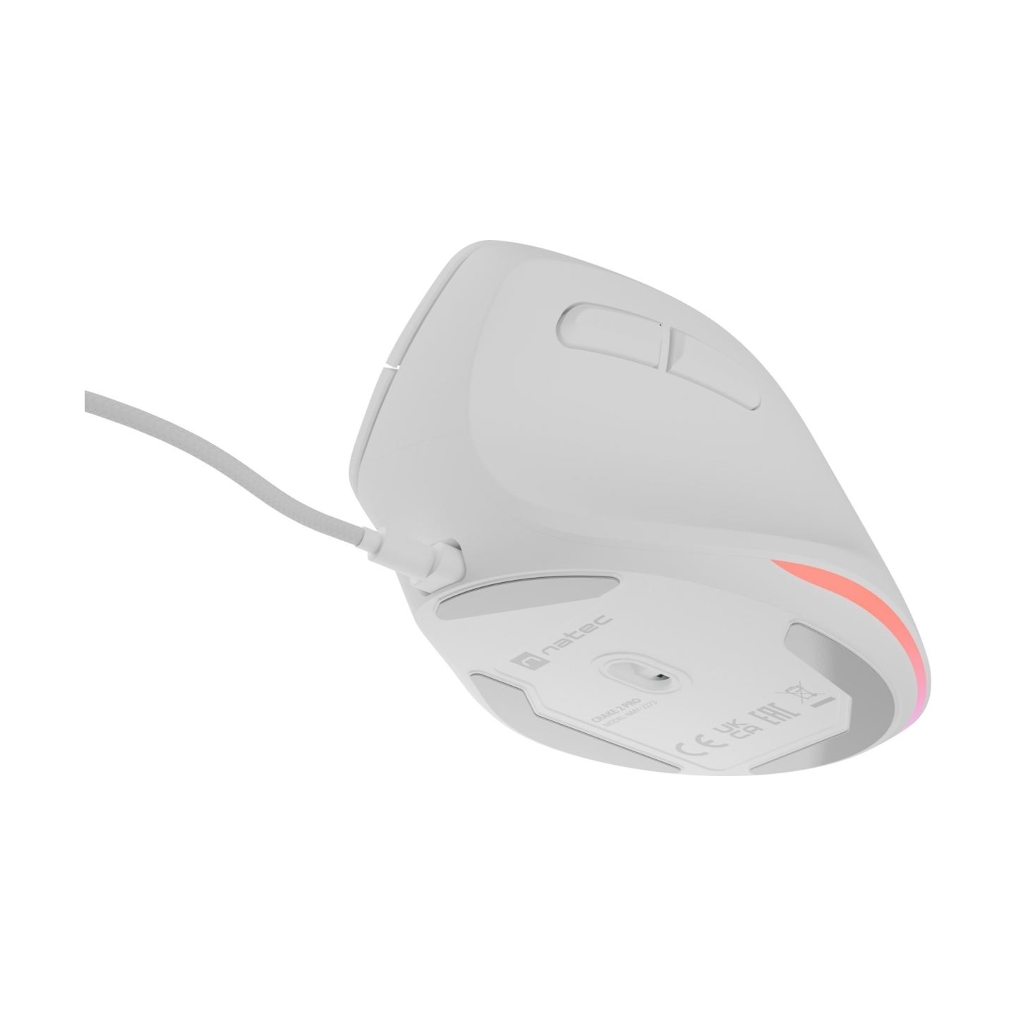 Genesis | Mouse | Natec Crake 2 Pro | Wired | White
