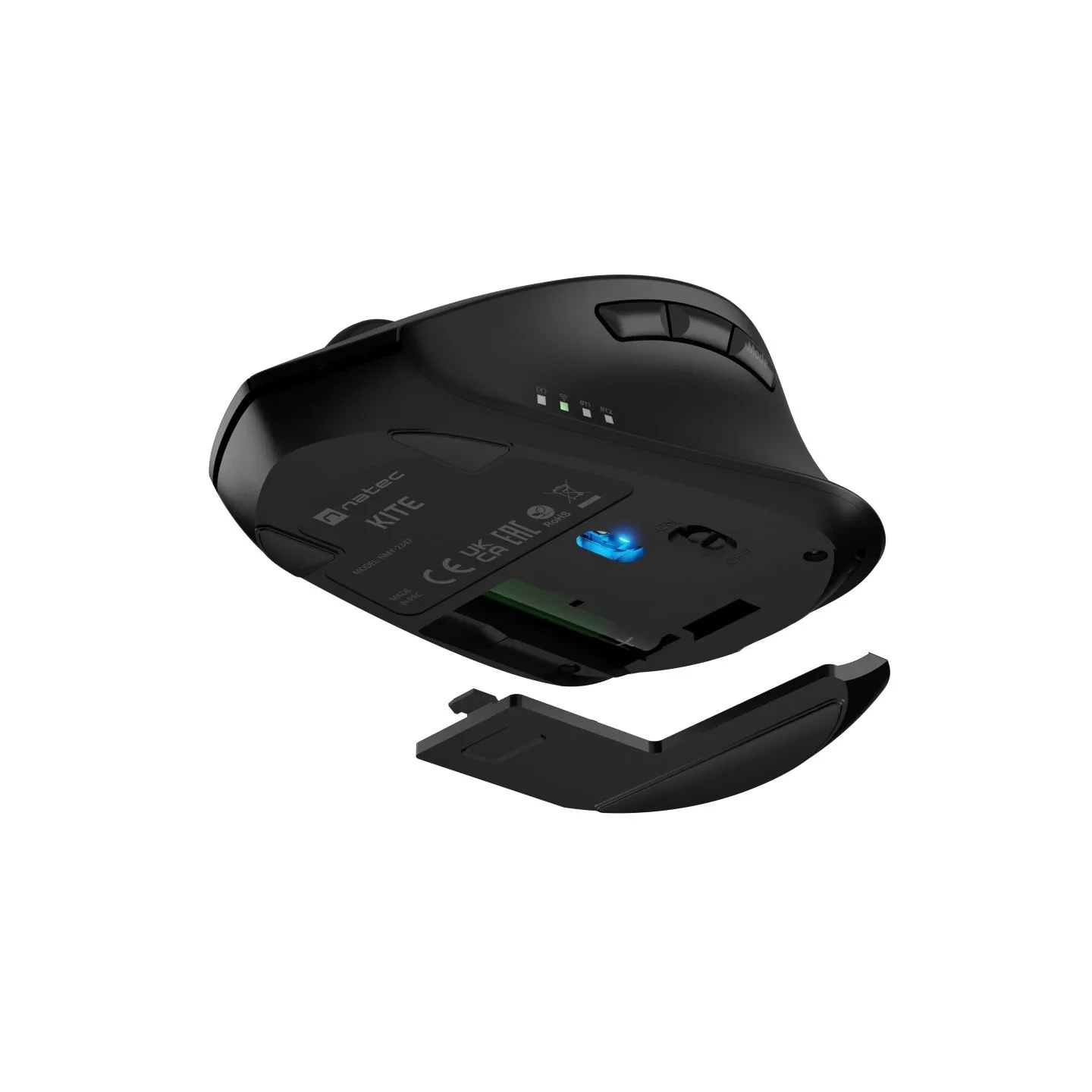 Natec Kite | Wireless | Bluetooth, 2.4GHz | Black