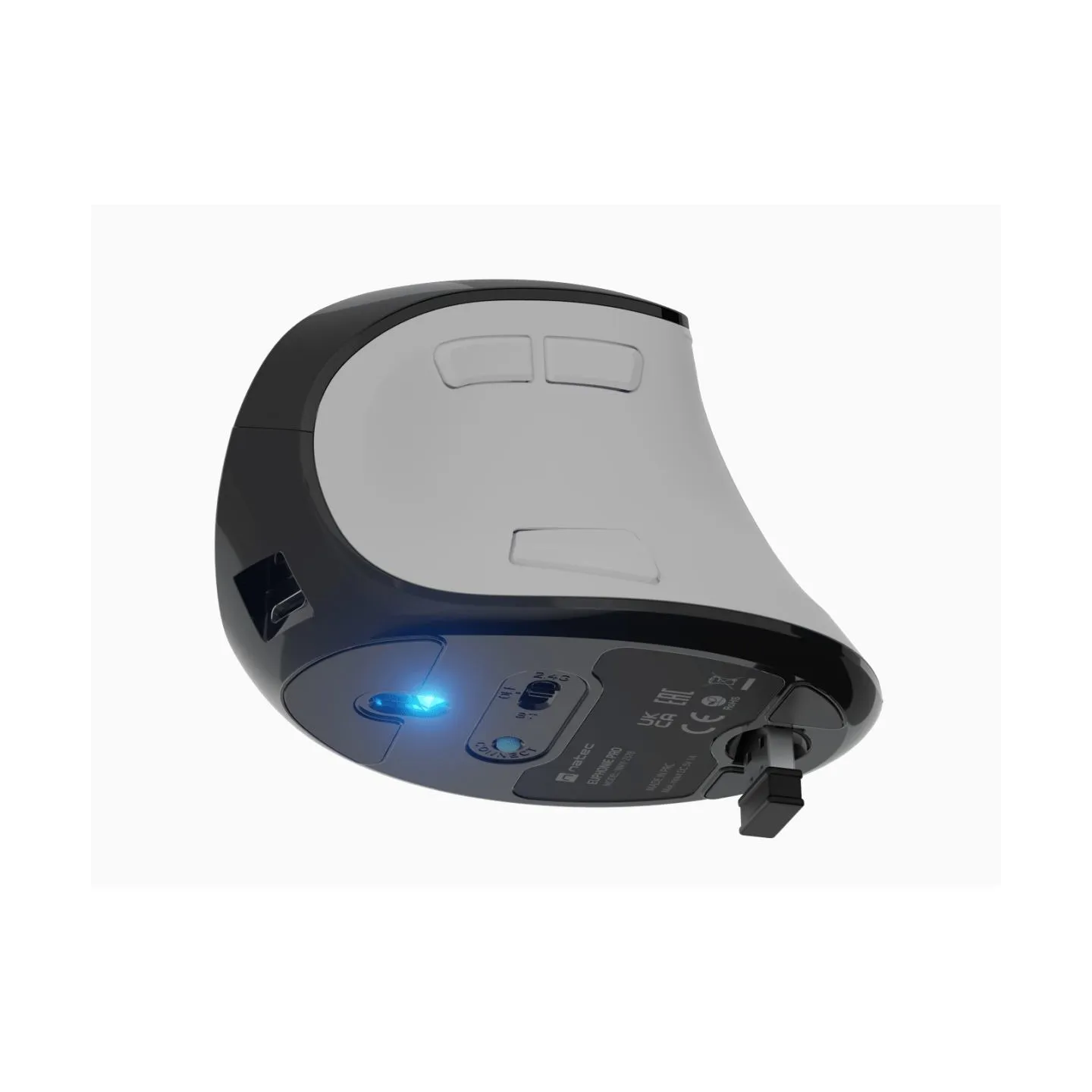 Natec Mouse Euphonie Pro bezprzewodowa white