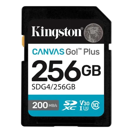 Kingston | Canvas Go! Plus | 256 GB | SD | Flash memory class Class 10, UHS-I, U3, V30