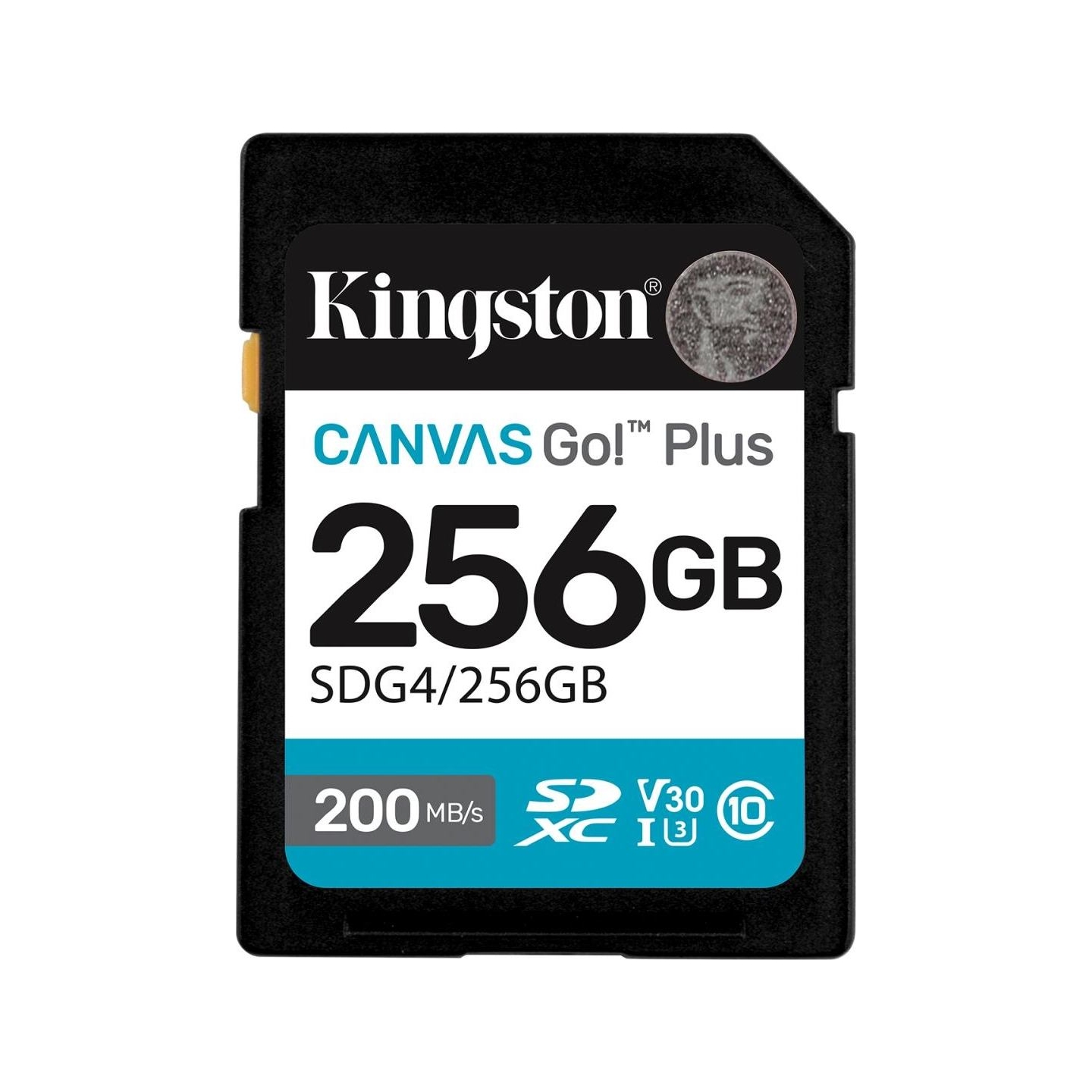 Kingston 256GB SDXC Canvas Go Plus Gen4