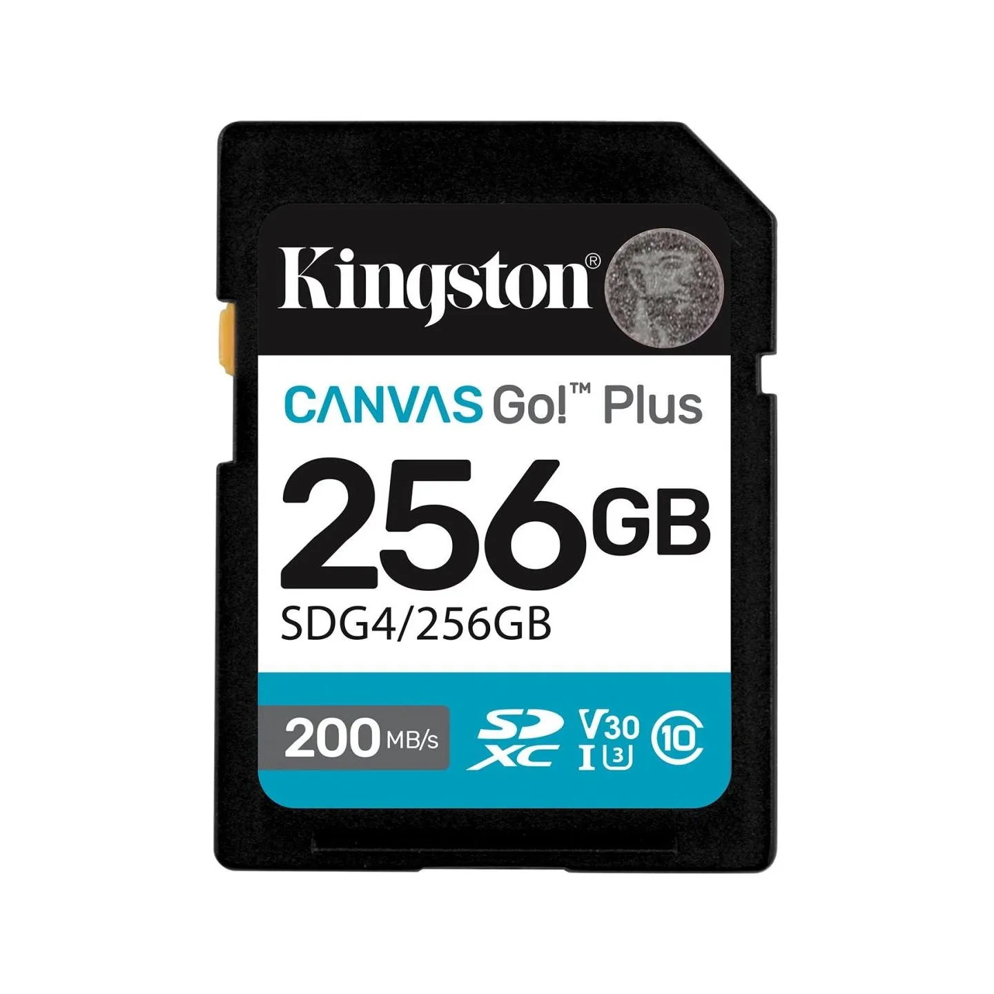 Kingston 256GB SDXC Canvas Go Plus Gen4