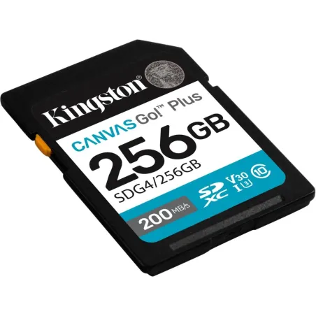 Kingston 256GB SDXC Canvas Go Plus Gen4