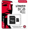 Kingston | UHS-I | 8 GB | microSDHC/SDXC Industrial Card | Flash memory class Class 10, UHS-I, U3, V30, A1 | SD Adapter