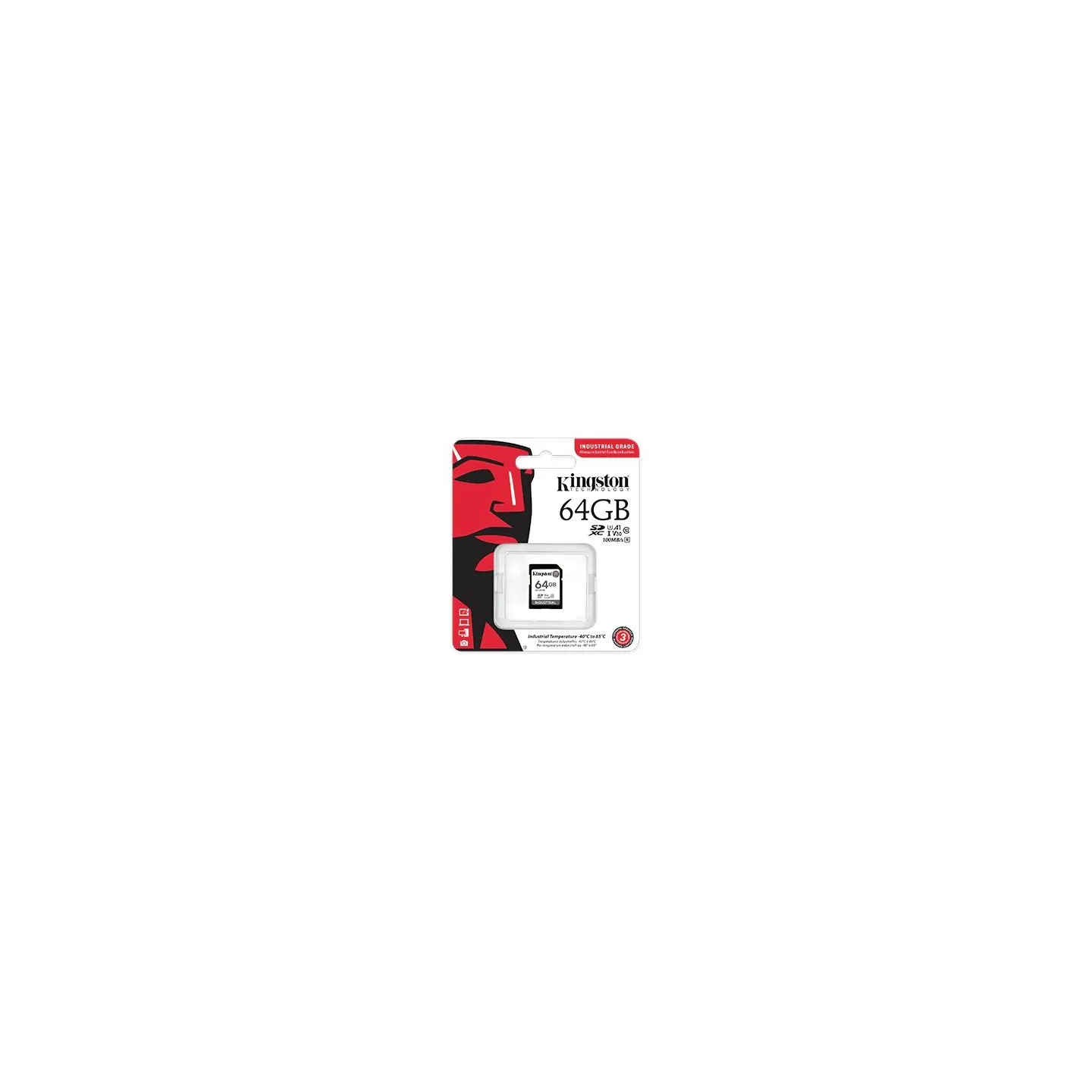 Kingston 64GB SDXC Industrial C10 UHS-I