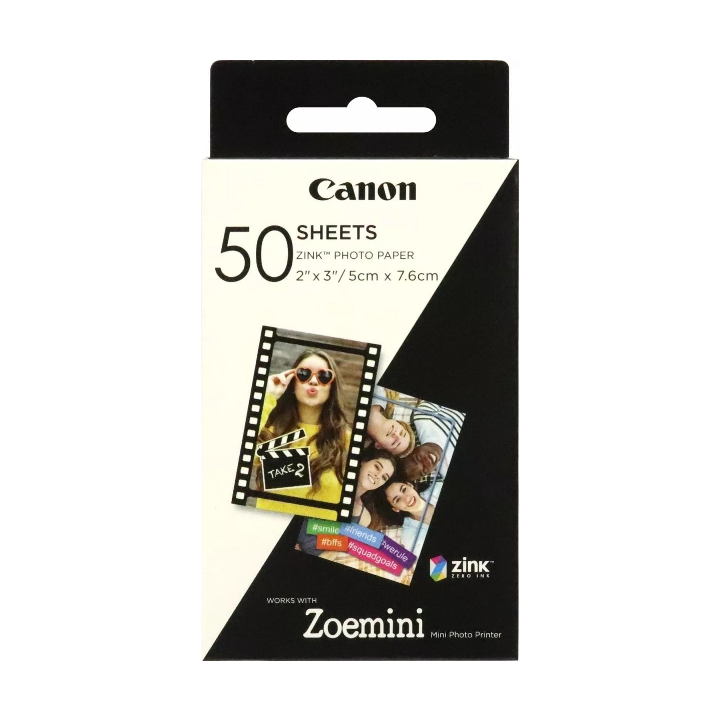 Canon 50 sheets | ZP-2030 | Photo Paper | White | 5 x 7.6 cm