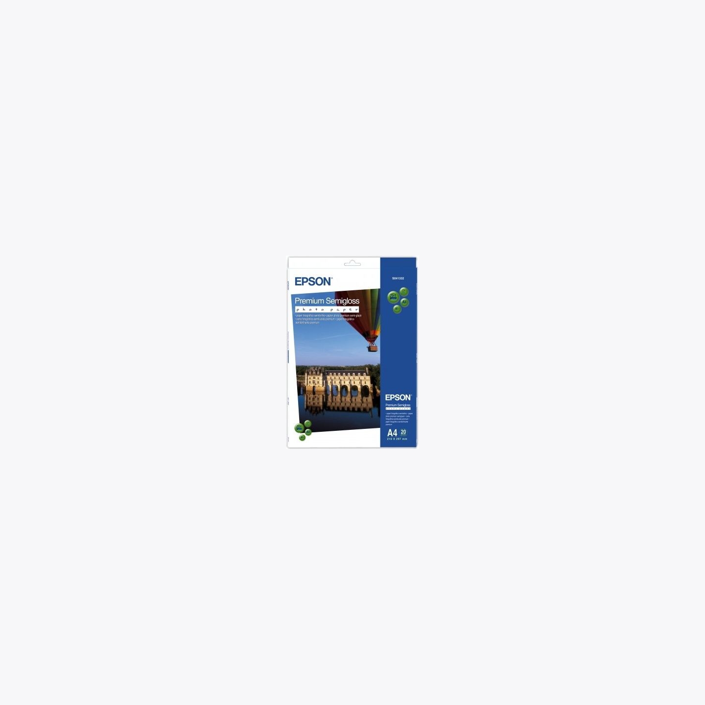 Epson Premium Semigloss Photo Paper, DIN A4, 251g/mÂ², 20 Sheets | A4