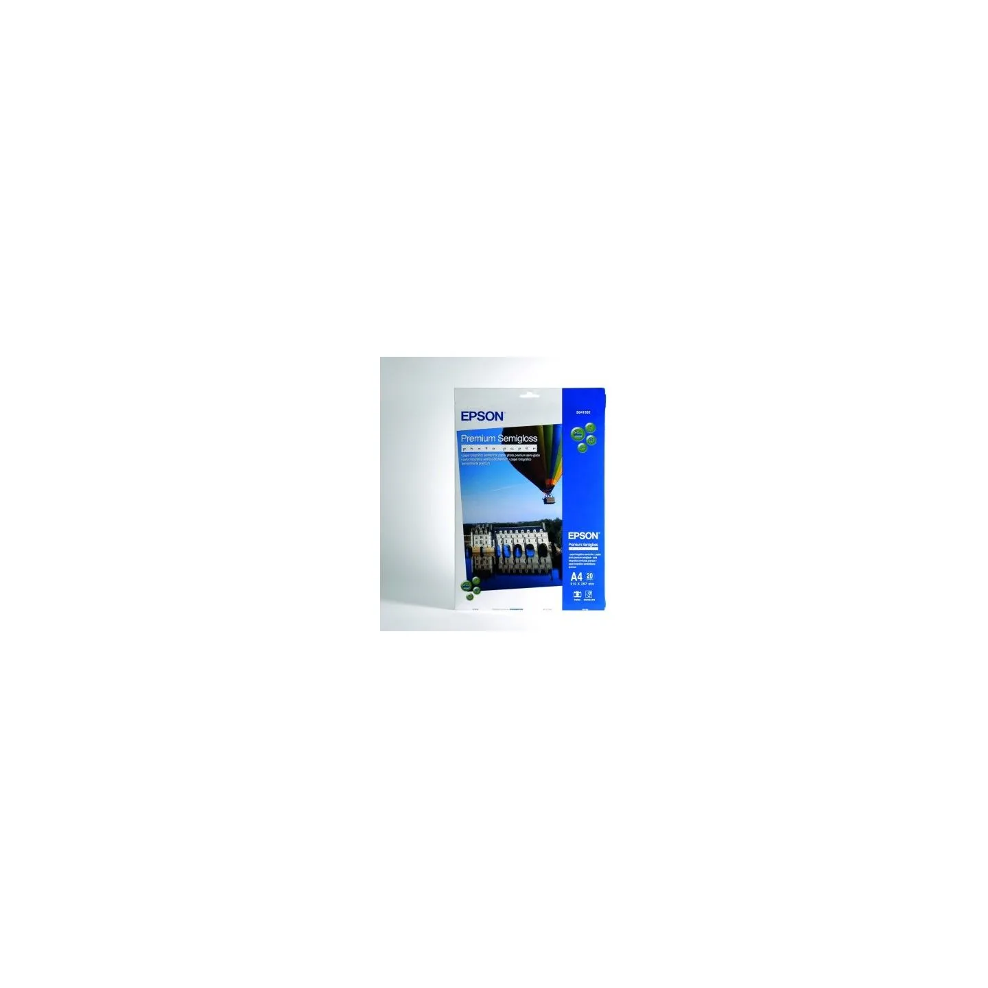 Epson Premium Semigloss Photo Paper, DIN A4, 251g/mÂ², 20 Sheets | A4