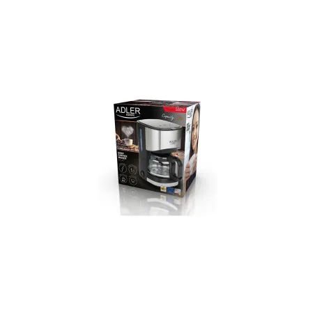 Adler | Coffee maker | AD 4407 | Drip | 550 W | Black