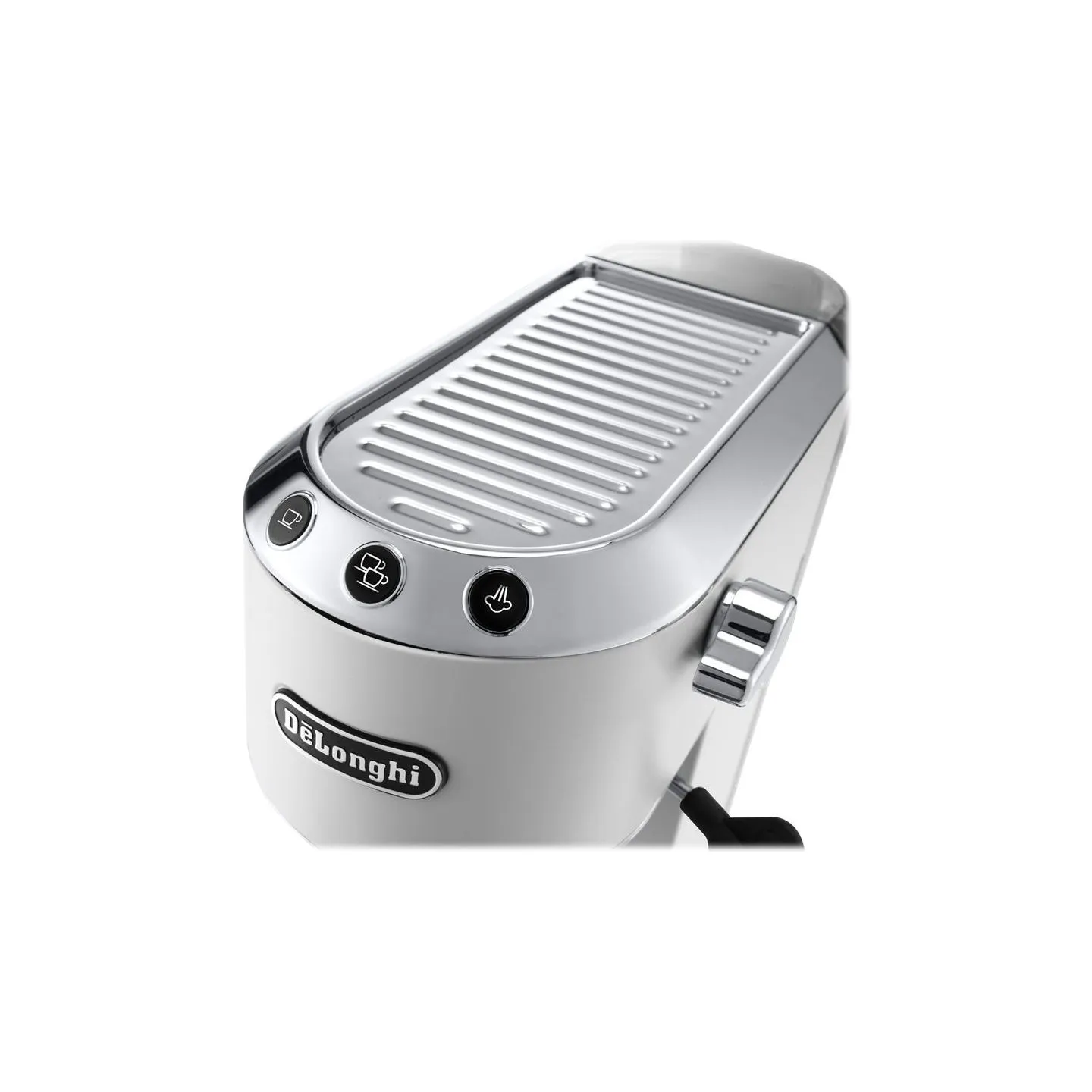 Delonghi | Dedica Pump Espresso | EC685W | Pump pressure 15 bar | Built-in milk frother | Semi-automatic | 1300 W | White