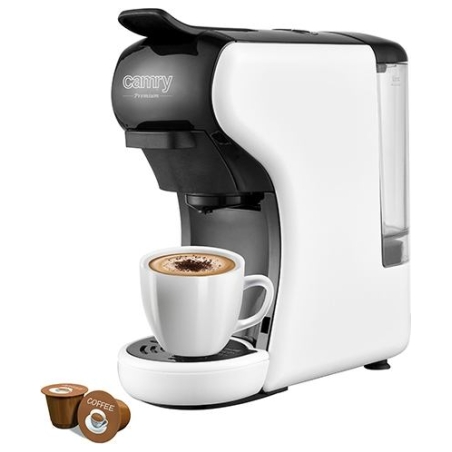 Camry | Multi-capsule Espresso machine | CR 4414 | Pump pressure 19 bar | Ground/Capsule | 1450 W | White/Black