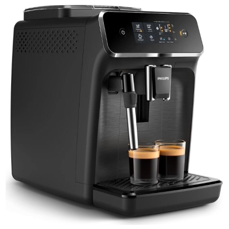 Philips Coffee Maker | EP2220/10 | Pump pressure 15 bar | Built-in milk frother | Automatic | 1500 W | Black