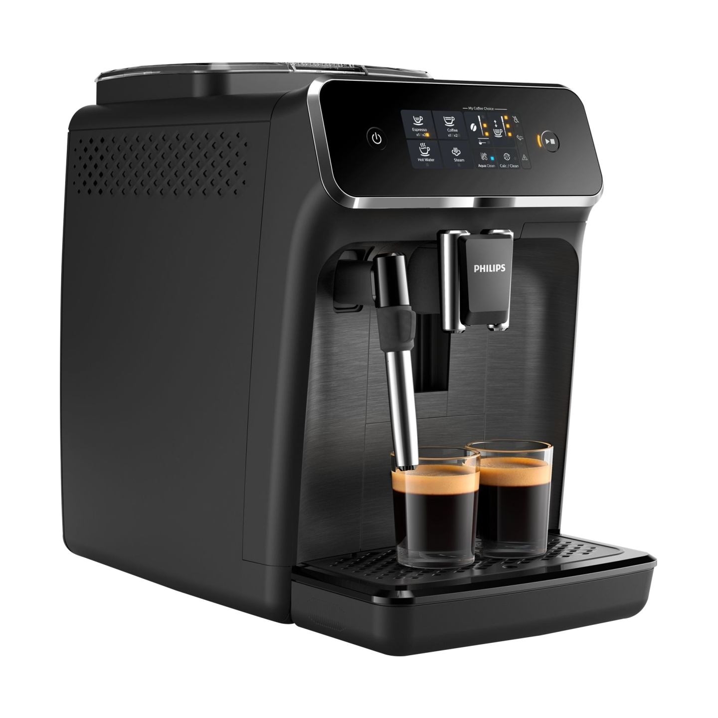 Philips Coffee Maker | EP2220/10 | Pump pressure 15 bar | Built-in milk frother | Automatic | 1500 W | Black
