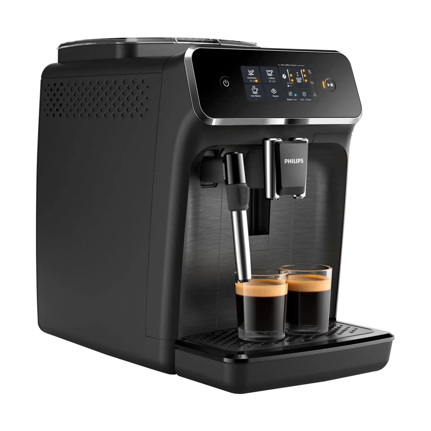 Philips Coffee Maker | EP2220/10 | Pump pressure 15 bar | Built-in milk frother | Automatic | 1500 W | Black