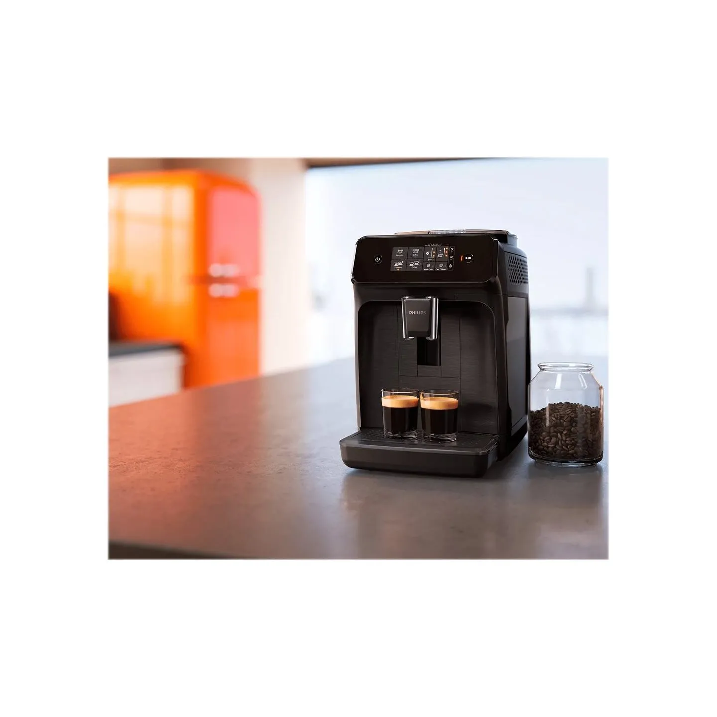 Philips | Coffee maker Series 1200 | EP1200/00 | Pump pressure 15 bar | Automatic | 1500 W | Black