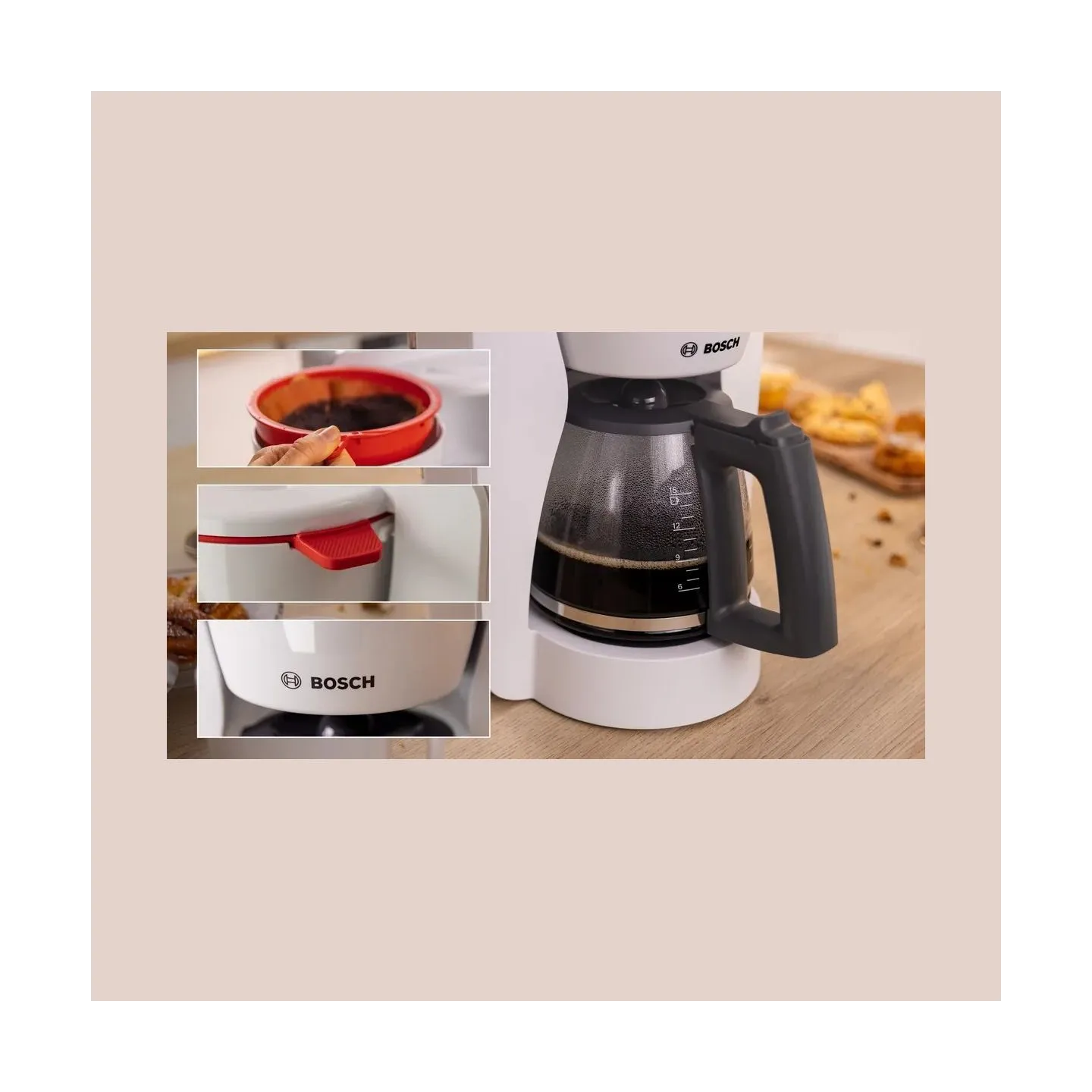 Bosch Coffee machine MyMoment TKA2M111 white