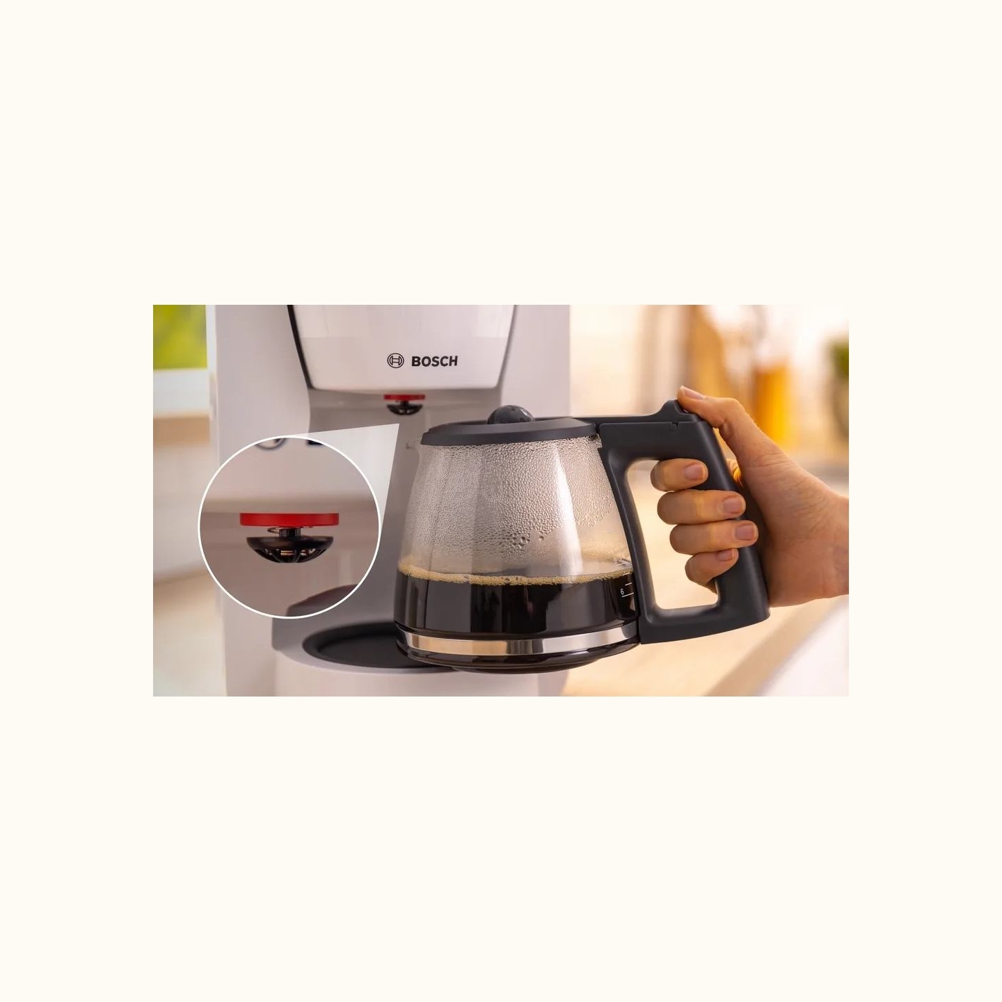 Bosch Coffee machine MyMoment TKA2M111 white
