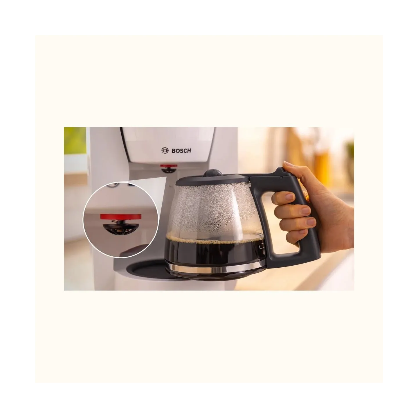 Bosch Coffee machine MyMoment TKA2M111 white
