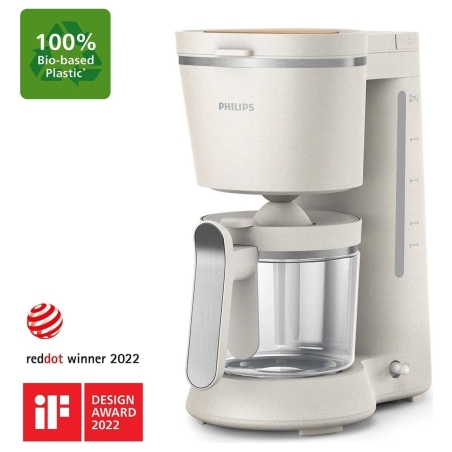Philips Eco Conscious Edition Drip Filter Coffee Machine HD5120/00, 1.2L / HD5120/00
