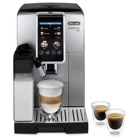 Delonghi | Coffee Maker | Dinamica Plus ECAM380.85.SB | Pump pressure 15 bar | Built-in milk frother | Automatic | 1450 W | Stai