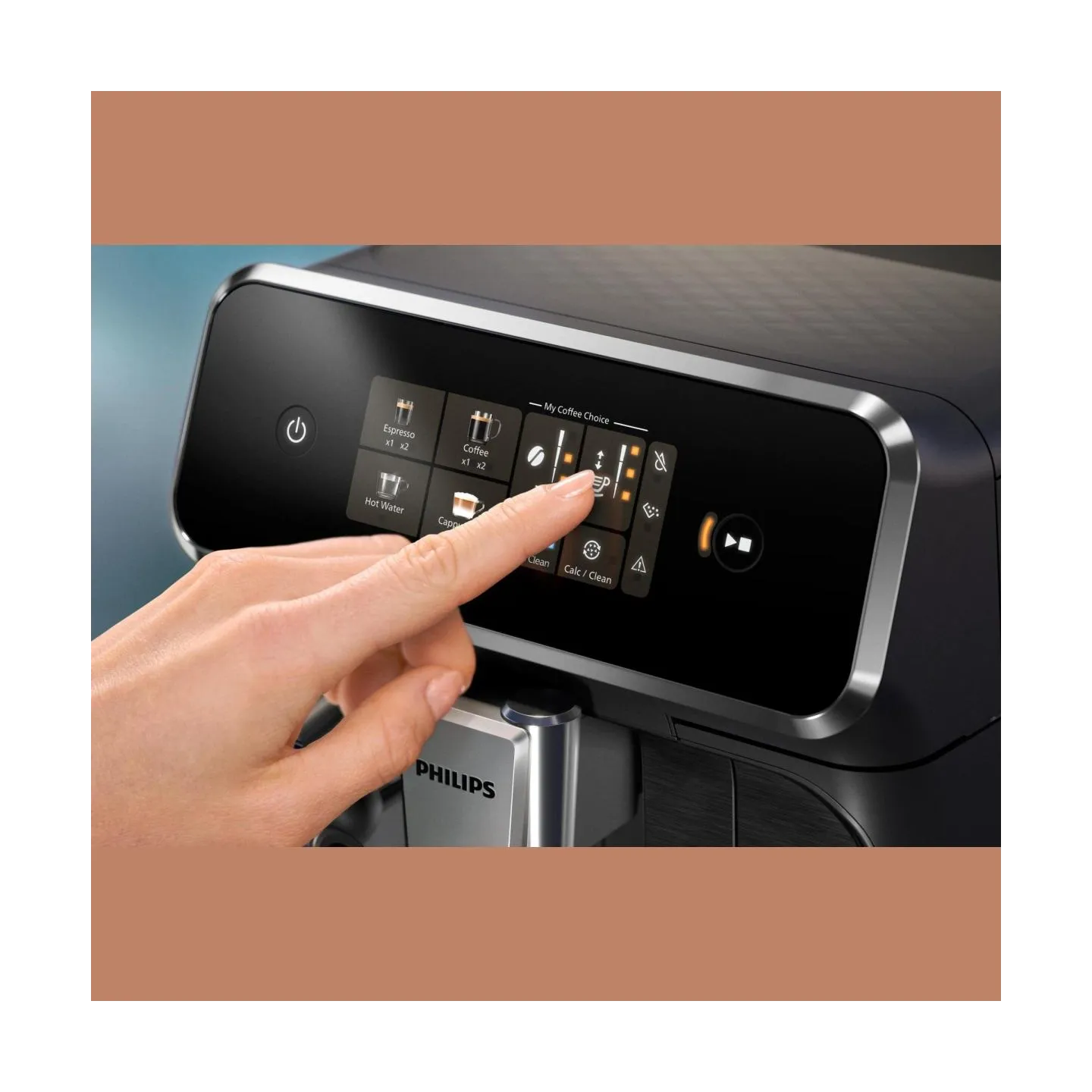 Philips | Espresso Coffee Maker | EP2334/10 | Pump pressure 15 bar | Built-in milk frother | Fully Automatic | 1500 W | Black