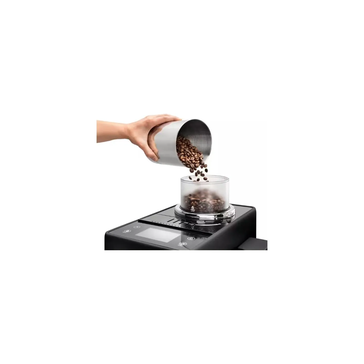 Delonghi Coffee Machine | EXAM 440.35.B RIVELIA | Pump pressure 19 bar | Built-in milk frother | Automatic | 1450 W | Onyx Black