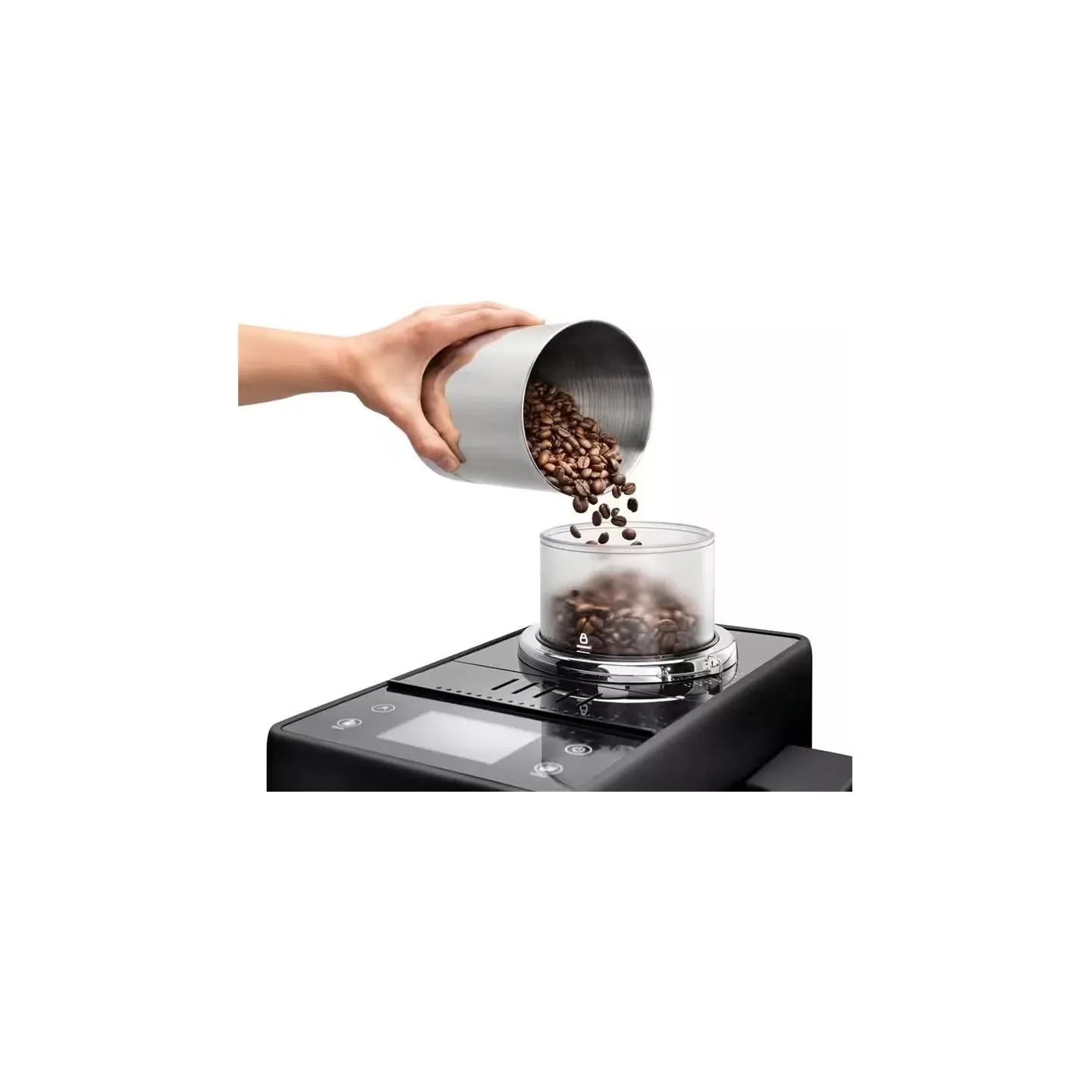 Delonghi Coffee Machine | EXAM 440.35.B RIVELIA | Pump pressure 19 bar | Built-in milk frother | Automatic | 1450 W | Onyx Black
