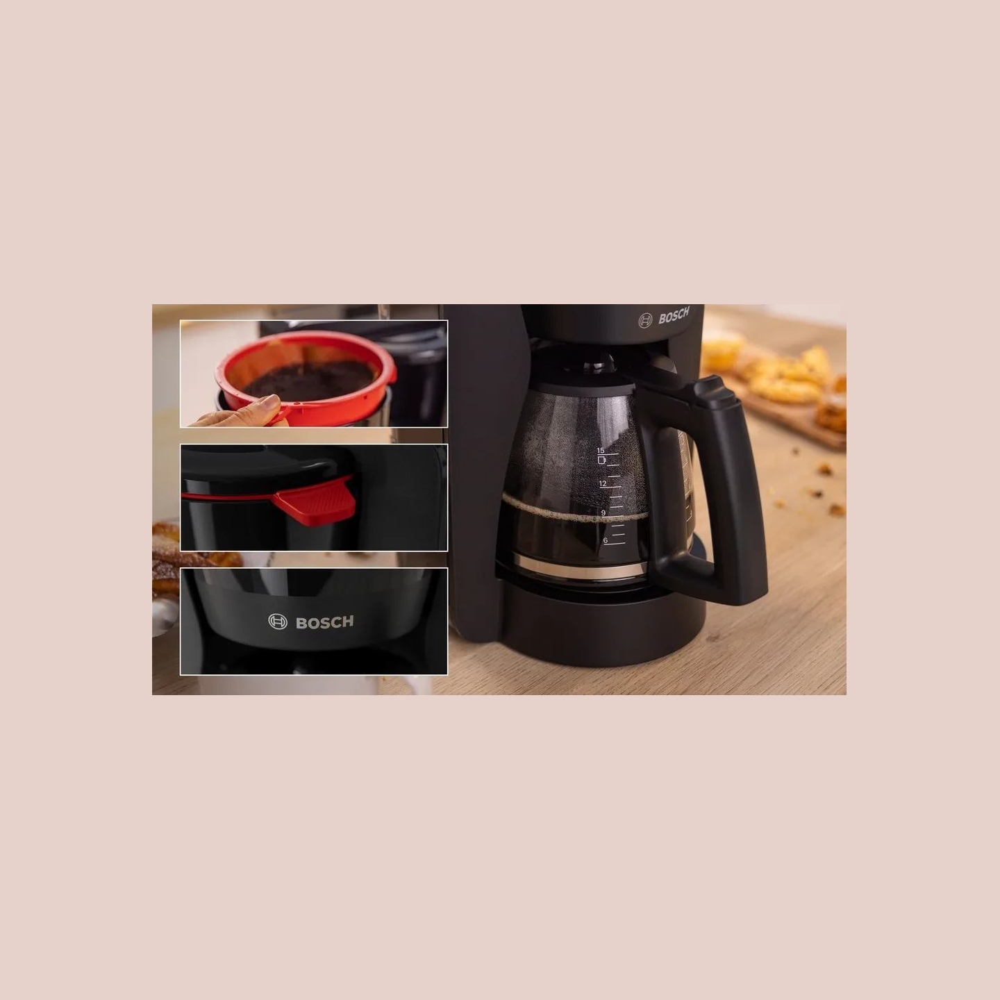 Bosch Coffee machine MyMoment TKA2M113 black