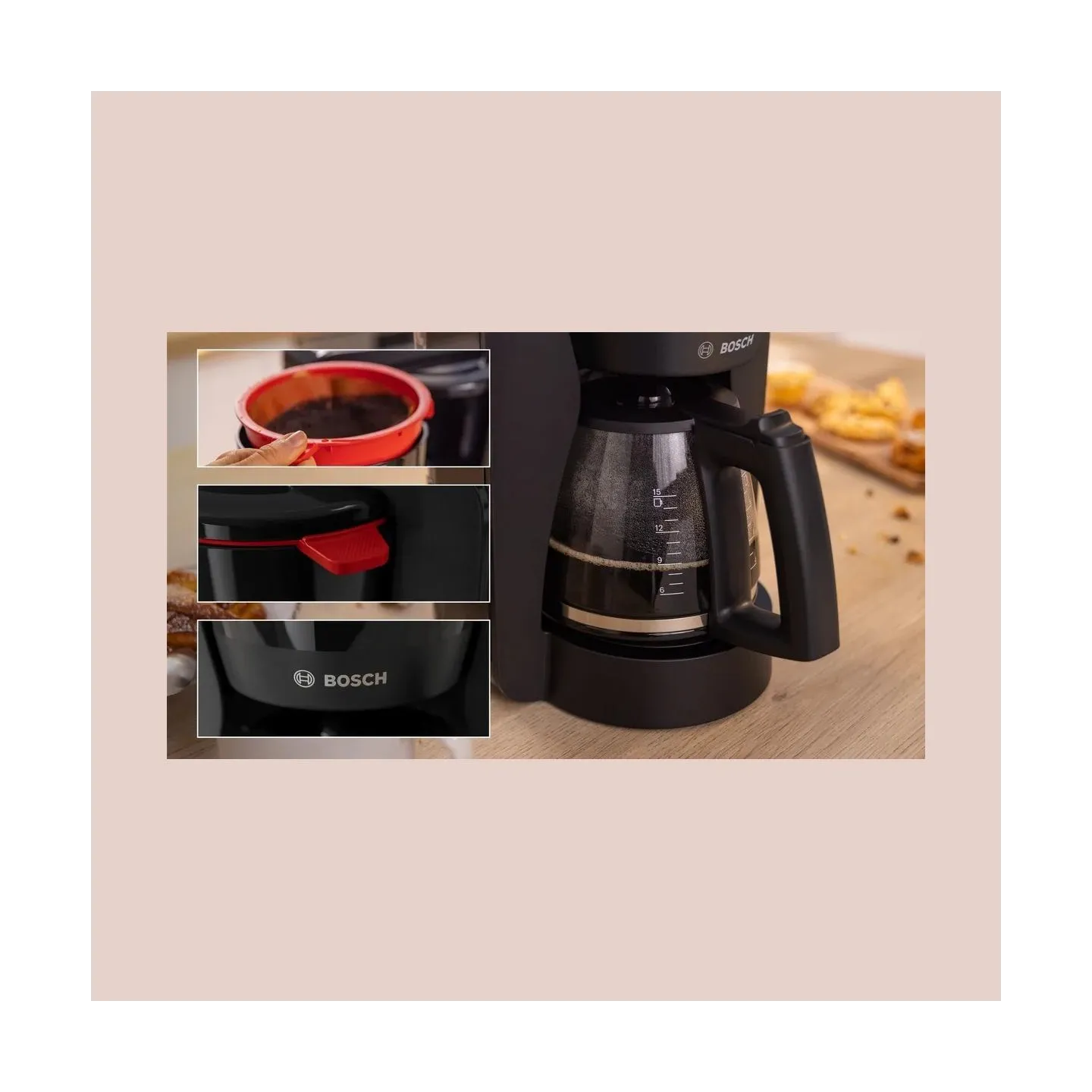 Bosch Coffee machine MyMoment TKA2M113 black