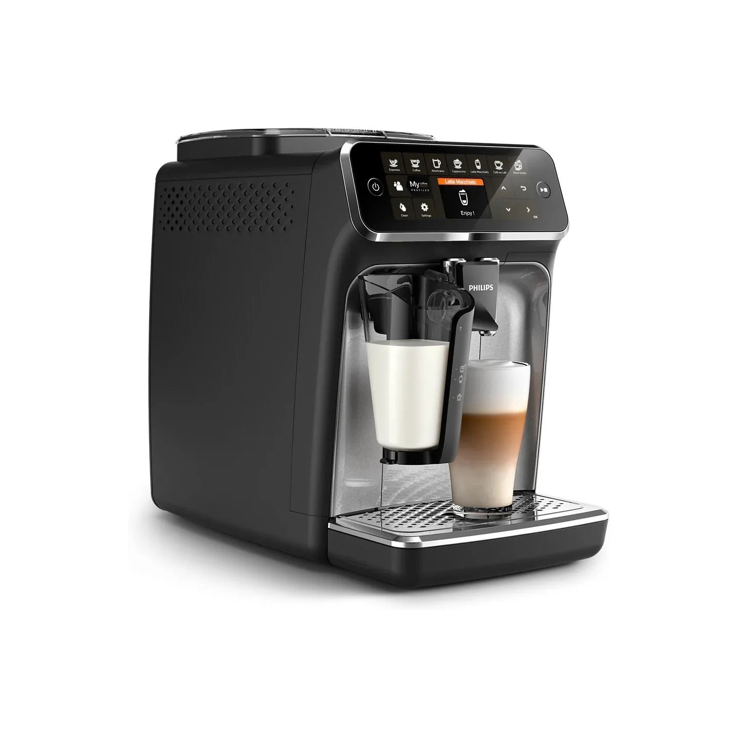 Philips Coffee maker | EP4346/71	4300 Series | Pump pressure 15 bar | Built-in milk frother | Fully Automatic | 1500 W | Black