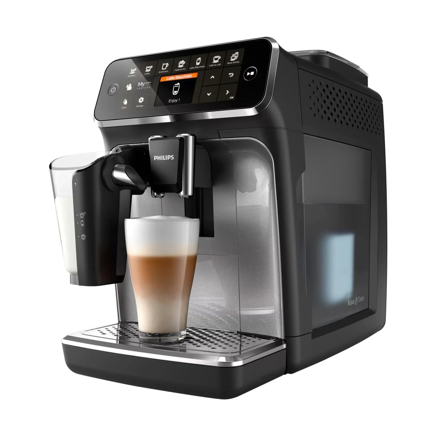 Philips Coffee maker | EP4346/71	4300 Series | Pump pressure 15 bar | Built-in milk frother | Fully Automatic | 1500 W | Black