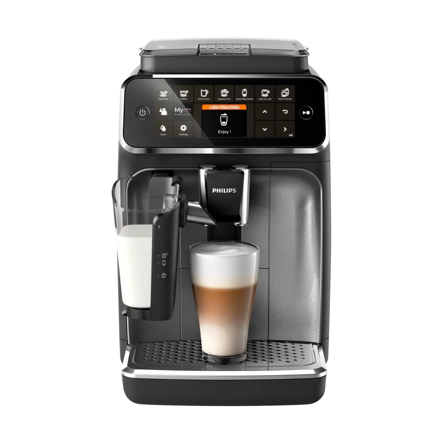 Philips Coffee maker | EP4346/71	4300 Series | Pump pressure 15 bar | Built-in milk frother | Fully Automatic | 1500 W | Black