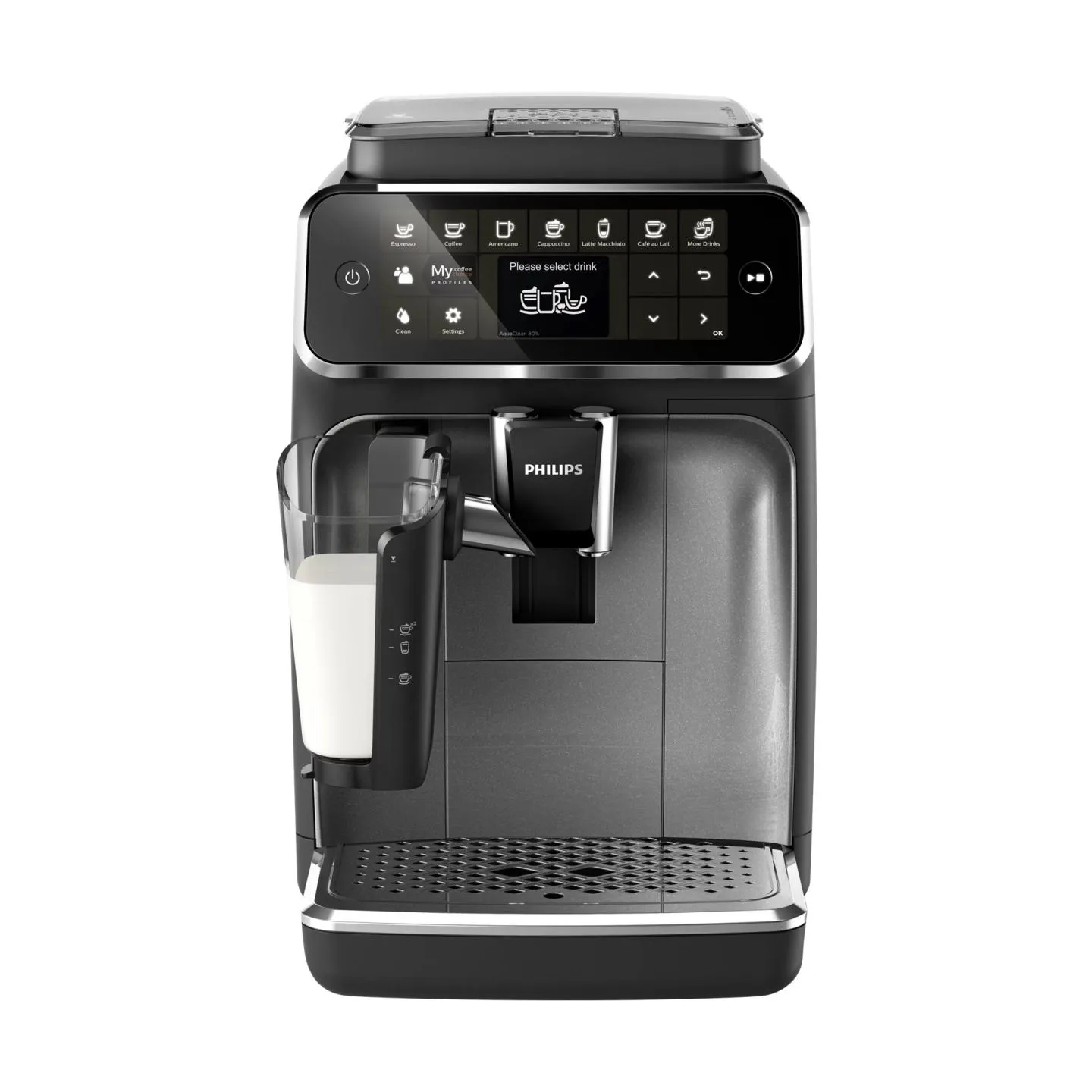 Philips Coffee maker | EP4346/71	4300 Series | Pump pressure 15 bar | Built-in milk frother | Fully Automatic | 1500 W | Black