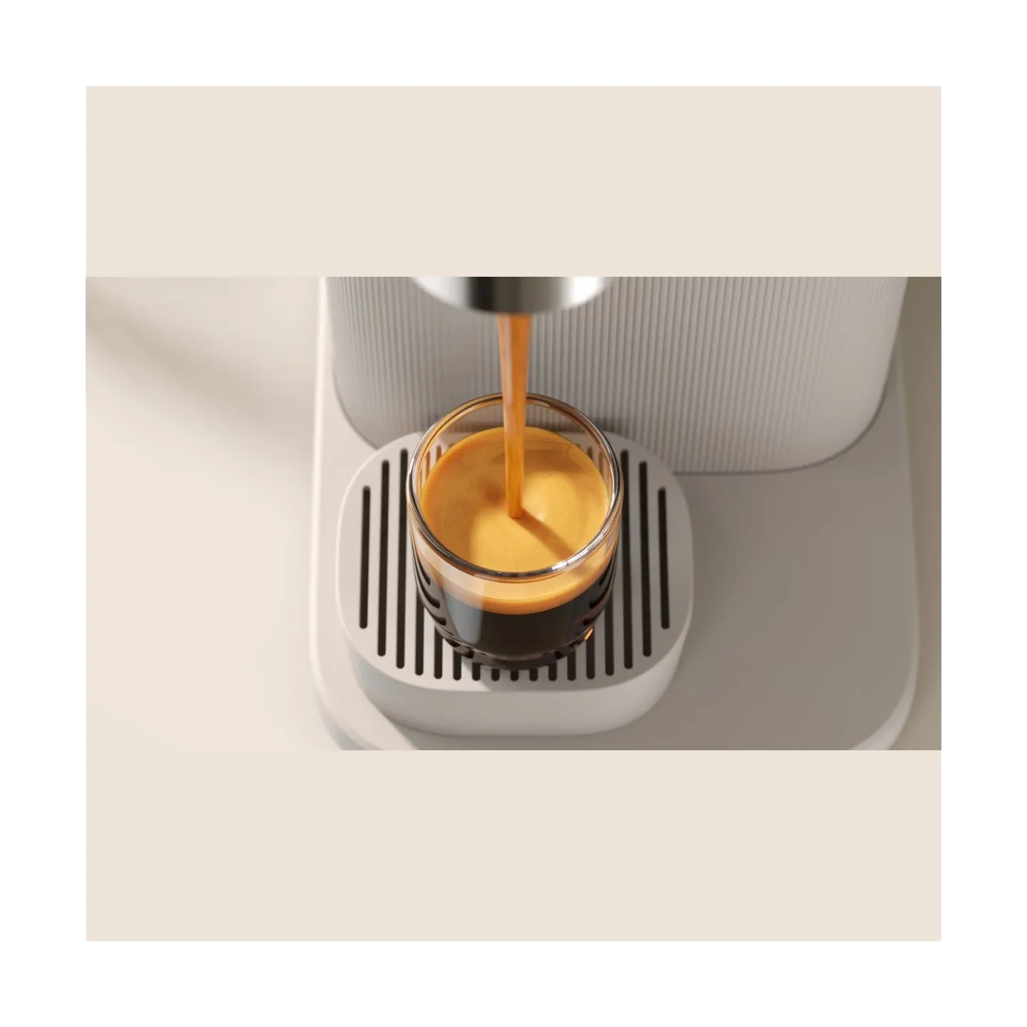 Philips Coffee maker | BAR300/03 Baristina | Pump pressure 16 bar | Semi-automatic | 122.8 W | White