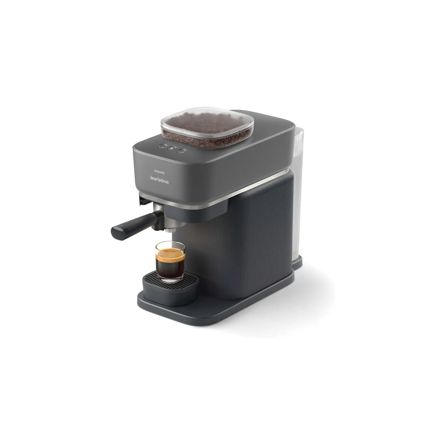 Philips Coffee maker | BAR300/60 Baristina | Pump pressure 16 bar | Semi-automatic | 122.8 W | Black
