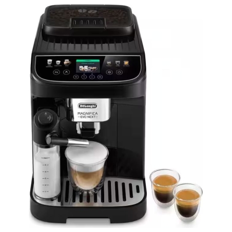 Delonghi Coffee maker | Magnifica Evo | Pump pressure 15 bar | Built-in milk frother | Automatic | 1450 W | Black