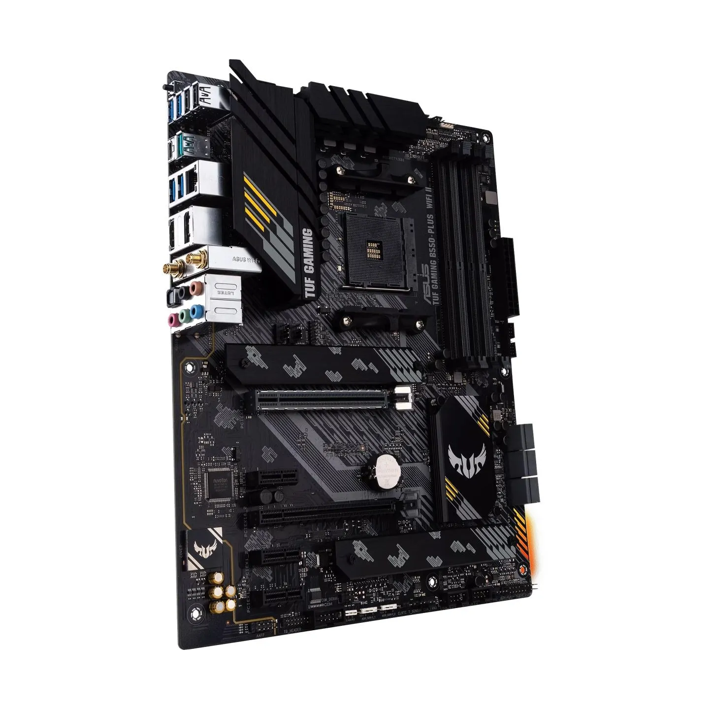 Asus | TUF GAMING B550-PLUS WIFI II | Processor family AMD | Processor socket AM4 | DDR4 DIMM | Memory slots 4 | Supported hard 