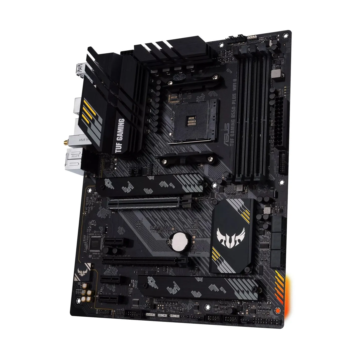 Asus | TUF GAMING B550-PLUS WIFI II | Processor family AMD | Processor socket AM4 | DDR4 DIMM | Memory slots 4 | Supported hard 