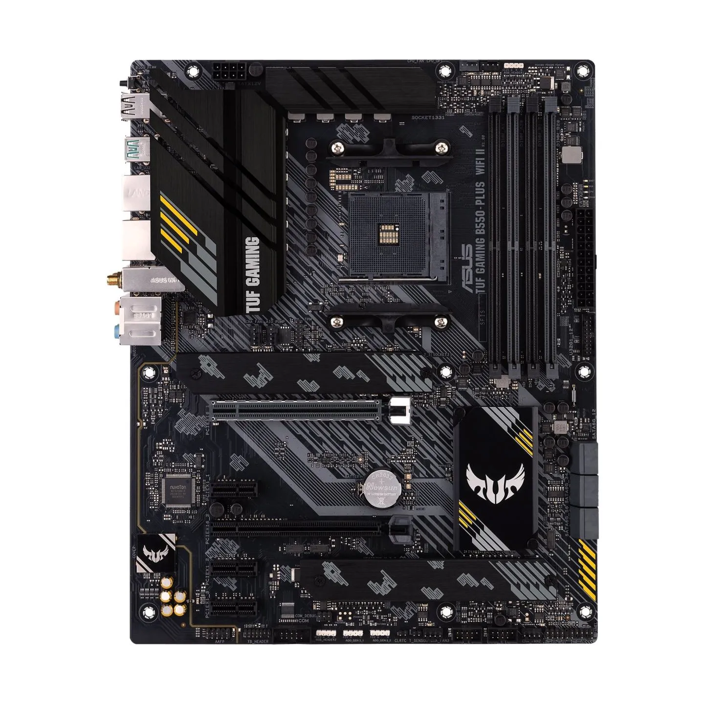 Asus | TUF GAMING B550-PLUS WIFI II | Processor family AMD | Processor socket AM4 | DDR4 DIMM | Memory slots 4 | Supported hard 